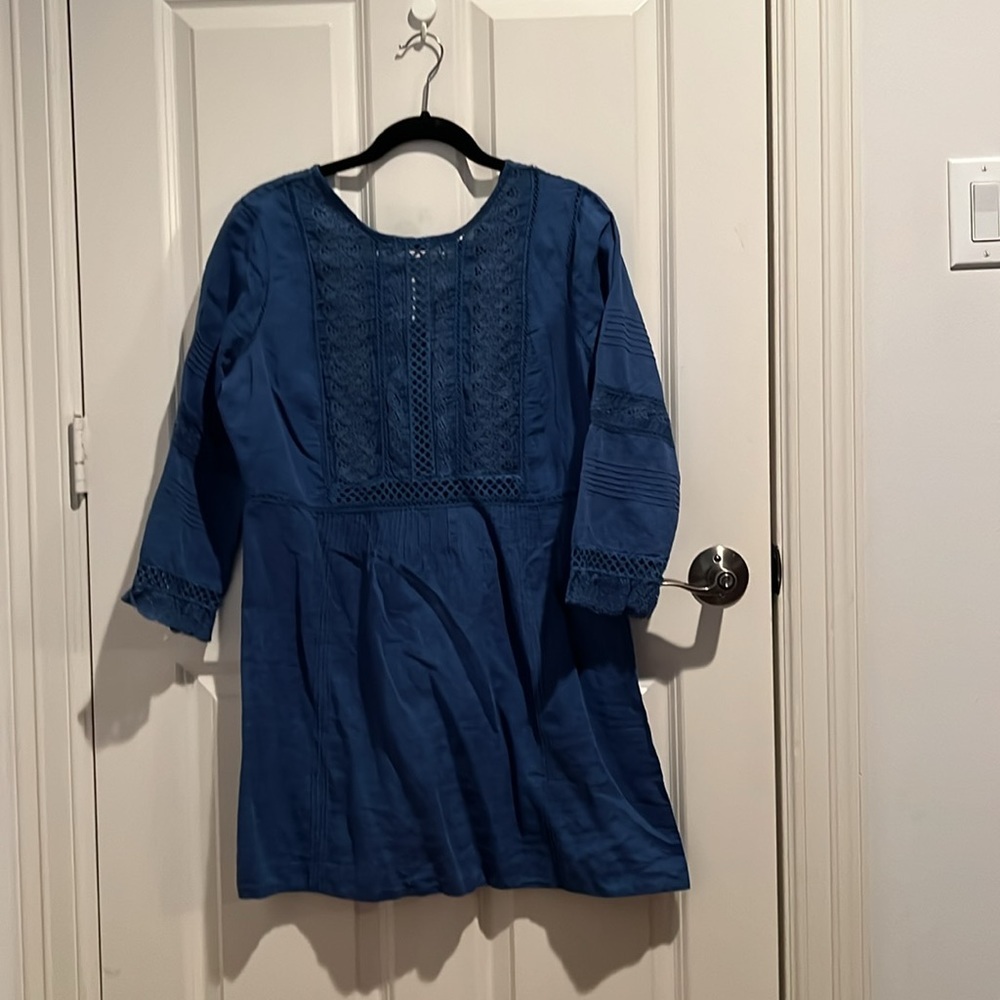 Free people linen/cotton Dress L